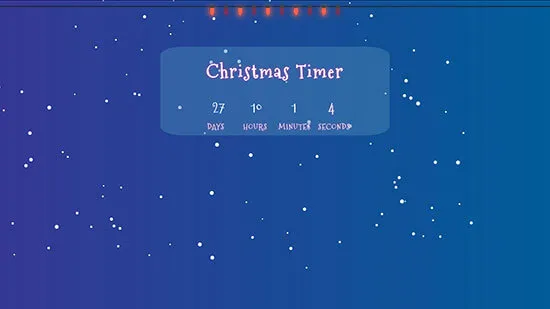 Christmas Countdown Clock