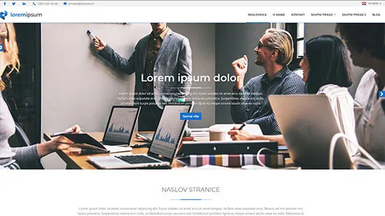 Web template